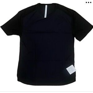 Lululemon Forward Factor Men's Black Mixed-Media T-Shirt Size XXL